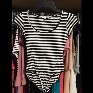 Velvet Torch Striped Bodysuit